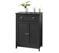 SoBuy FRG238 Cassettiera da bagno con un cassetto e ante, cassettiera Armadio da bagno Mobili da bagno Credenza Armadio da corridoio