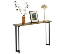 SoBuy FSB50-PF Console vintage tavolo Tavolo da corridoio in metallo Tavolo decorativo Credenza Tavolino stretto Tavolino da divano Brown