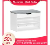 SoBuy FSR25 Panca per scarpe con scarpiera per sedile scarpiera