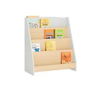 SoBuy Libreria per Bambini Scaffale a Scala Scaffale Portaoggetti Libreria a Sca