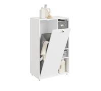 SoBuy Mobile Lavanderia con Cesto Portabiancheria 50x30x105 cm