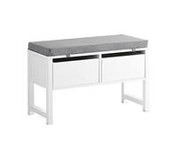 SoBuy Panca scarpiera con 2 cassetti 72x30x46cm per ingresso