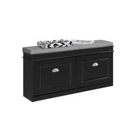 SoBuy Panca scarpiera con cuscino 104x24x51cm per ingresso