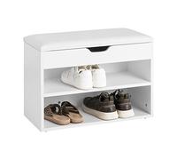 SoBuy Panca scarpiera con cuscino 60x30x44cm per ingresso
