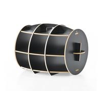 SoBuy Portabottiglie per 6 bottiglie, nero