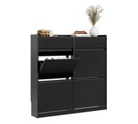 SoBuy Scarpiera con 4 Ante Ribaltabili e 2 Cassetti Ingresso