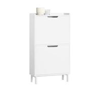 SoBuy Scarpiera slim con 2 ante 50x19x90cm per ingresso