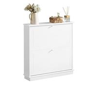 SoBuy Scarpiera slim con 2 ante 76x18x78cm per ingresso