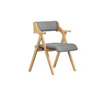 SoBuy Sedia Pieghevole in Legno con 2 cuscini, già montata, 61,5x56x77,6cm