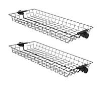SoBuy Set 2 cesti metallici per armadio telescopico