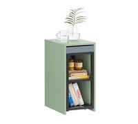 SoBuy Tavolini stretti da Salotto Tavolino Moderno Comodino da letto verde 40x30x60cm FBT145-GR
