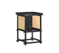 SoBuy Tavolino Multiuso Nero 40x60x40 cm