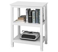 SoBuy Tavolo consolle Consolle bianca Scaffale cucina legno, L60*P40*A80 cm, FSB18-W