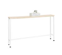 SoBuy Tavolo Consolle Ingresso Allungabile Tavolo Salvaspazio in Legno - Design Semplice e Elegante, Facile da Montare, L120 x P20 x A65 cm, per Soggiorno, Corridoio, Ufficio - FSB19-Z