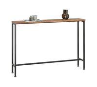 SoBuy Tavolo Consolle Ingresso Allungabile Tavolo Salvaspazio in Legno - Design Semplice e Elegante, Facile da Montare, L120 x P20 x A80 cm, per Soggiorno, Corridoio, Ufficio - FSB19-XL-N