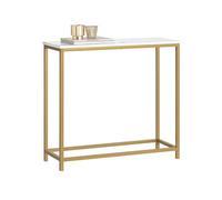 SoBuy Tavolo consolle ingresso moderno aspetto marmo stile Vintage L80*P30*75cm FSB29-G