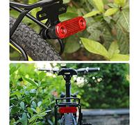 SOBW - Fanale posteriore per bicicletta, con freno che accende automaticamente le luci dei freni, LED per bici Rk, fanale posteriore, ricarica USB, luci riflettenti per la sicurezza del ciclismo
