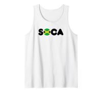 Soca Jamaica Jamaican Flag Reggae Music Canotta