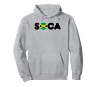 Soca Jamaica Jamaican Flag Reggae Music Felpa con Cappuccio
