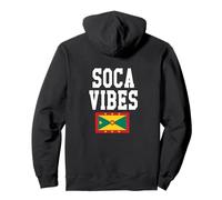 Soca Vibes Bandiera Grenada Caraibi Caraibi Caraibi Felpa con Cappuccio