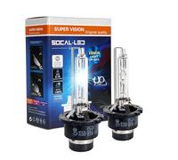 SOCAL-LED 2x D2S HID Lampadine 35W AC OEM Xenon Faro diretto Sostituzione 4300K Bianco caldo