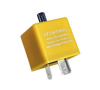 SOCAL-LED CF13 JL-02 EP34 - Relè lampeggiatore a LED a 3 pin, regolabile, velocità stroboscopica, elettronico, per fissare lampadine a LED per indicatori di direzione