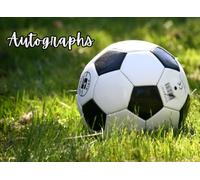 Soccer Autograph Book: Save Signatures and Photos of Soccer/Football Players, Teammates, or Coaches. 100 Pages. For Games, Matches, Tournaments, or Signing Events. Gift for Kids or Adults.