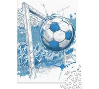 Soccer Ball Goal Net-5 Jigsaw Puzzle Impossibili 1000 Pezzi Decorazione Per La Casa. Rilassamento E Intelligence Per Adulti E Ragazzi Da 14 Anni 52x38cm/1000pcs
