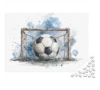 Soccer Ball Goal Net-6 Puzzle Impossible 1000Pcs Decorazione Per La Casa. Giochi Rilassamento E Intelligence Per Adulti E Bambini Da 12 Anni 52x38cm/1000pcs
