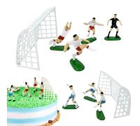 Soccer Cake Toppers - Cake Goal Post Topper, personalizzate Soccer Cupcake Toppers | Party Supplies Cake Topper, Football Themed Cake Decorations, Football Themed Cake Topper For Men Boys