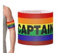 Soccer Captain Band - Elastic Regolable, Youth Sports Leadership Gear | Cingcio Braccio Leader Traspirante, Comoda Leggera, Accessorio di Durevole per Calcio, Basket, r