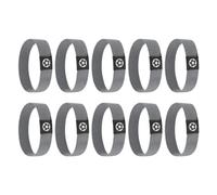 Soccer Cleat Lace Bands - Elastic Anti-Slip Cleat Sleeves | 10-Piece Footba