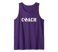 Soccer Coach Field Sport Canotta, Uomo, Viola, L