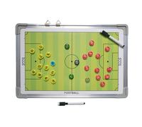 Soccer Coaching Board, Dry Erase Clipboard, 17,72 x 11,81 in Magnetic Whiteboard, Includes 2 Marker Pens, Strategy Layout Tool for Football Activities, Team Practice, Referee