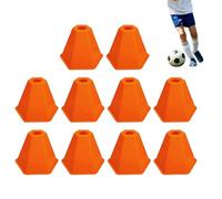 Soccer Cones - 10 pezzi High Visibility All-Weather | Soccer Agility Cones Training Equipment for Basketball, Skating, Pet Training, Athletics, Coaching, Backyard, Field Marker, Sport Practice