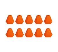 Soccer Cones -10 Piece High Visibility All-Weather | Soccer Agility Cones Training Equipment, Practice Tools, Exercise Course Setup for Basketball Skating Pet Training Athletics Coaching Back