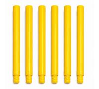 Soccer Corner Flag Pole Replacement, kit di aste in ABS a 6 sezioni (giallo)