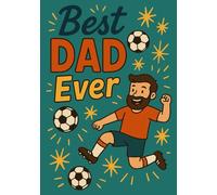 Soccer Dad | Notebook, format A5: Squared Grid Notebook | 120 Pages | Glossy Cover | Perfect Gift for Father's Day, Birthday or Everyday Use