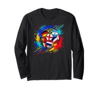 Soccer Football Countries Flags Maglia a Manica