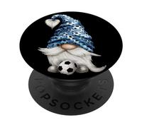 Soccer Gnomie With Soccer Ball For Boys Cute Pattern Gnome PopSockets PopGrip Adesivo