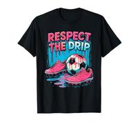 Soccer Ice Cream Sprinkles Tema Youth Respect The Drip Maglietta