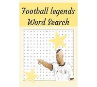 Soccer Legends Word Search Puzzle Book: Word Searches with Easy to Read print about Soccer Legends, Football legends, Soccer Teams and More | 6 x 9 ... Gifts for Holidays, Vacations and Free Times.
