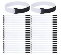 Soccer Net Straps 15.67x0.79x0.08 Inches | 50 pezzi Soccer Net Placement Straps Replacement | Ball Goal Loop Fastening Ties,for Outdoor Field Gym Coaching Playground Backyard