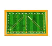 Soccer Training Mat - Football Practice Equipment, Dribbling Skills Trainer, Portable Agility Workout Surfaces, Non Slip Kicking Exercise Pad | Silent Foot Work Development System, Indoor Outdoor