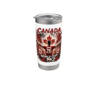 Soccer - WM World Cup 2026 Canada Bicchiere termico in acciaio inox doppia parete