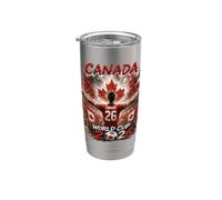 Soccer - WM World Cup 2026 Canada Bicchiere termico in acciaio inox doppia parete