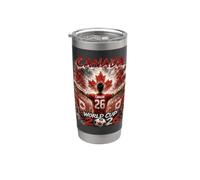 Soccer - WM World Cup 2026 Canada Bicchiere termico in acciaio inox doppia parete