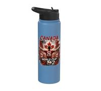 Soccer - WM World Cup 2026 Canada Stainless Steel Insulated Water Bottle