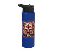 Soccer - WM World Cup 2026 Canada Stainless Steel Insulated Water Bottle