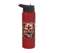 Soccer - WM World Cup 2026 Canada Stainless Steel Insulated Water Bottle